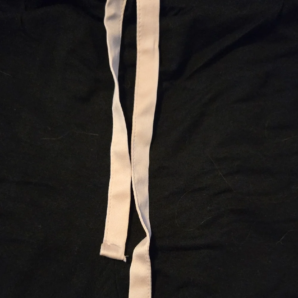 Target Black Pajama Pants with Pink Accents - Picture 2 of 3
